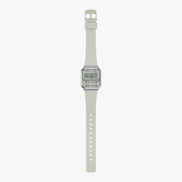 Casio Unisex Silver Resin Watch, Stainless Steel Band | A100wef-8adf by i-watch