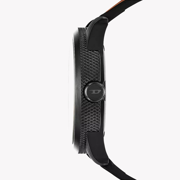 Diesel Men's Black Stainless Steel Watch, Brown Leather | Dz1764 by i-watch