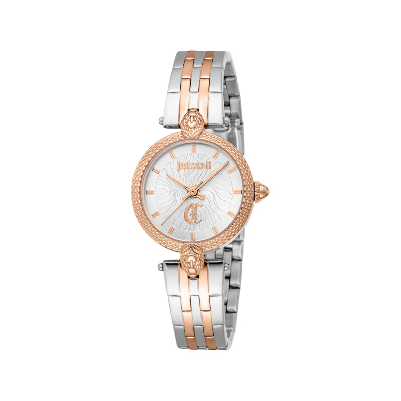 Just Cavalli Women's Two-Tone Watch, Silver Dial | Jc1l330m0085 by i-watch