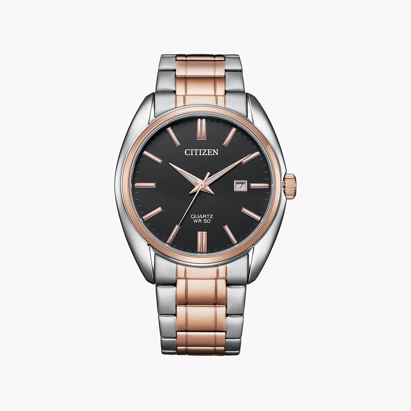 Citizen Men's Rose Gold Watch, Silver Band | Bi5104-57e by i-watch