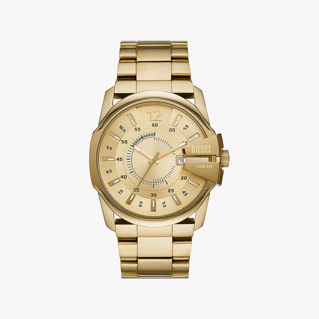 DIESEL DZ1952 BOLD BRILLIANCE - LUXURIOUS GOLD MEN’S TIMEPIECE WITH WATER RESISTANCE