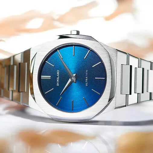 D1 MILANO Women's Silver Watch, Blue Dial | D1-UTBL21 by i-watch
