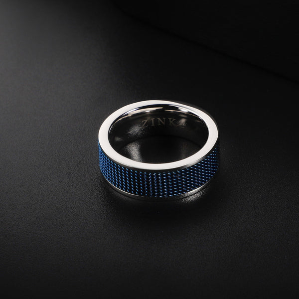 Zjrg036sbl Zink Men's Ring