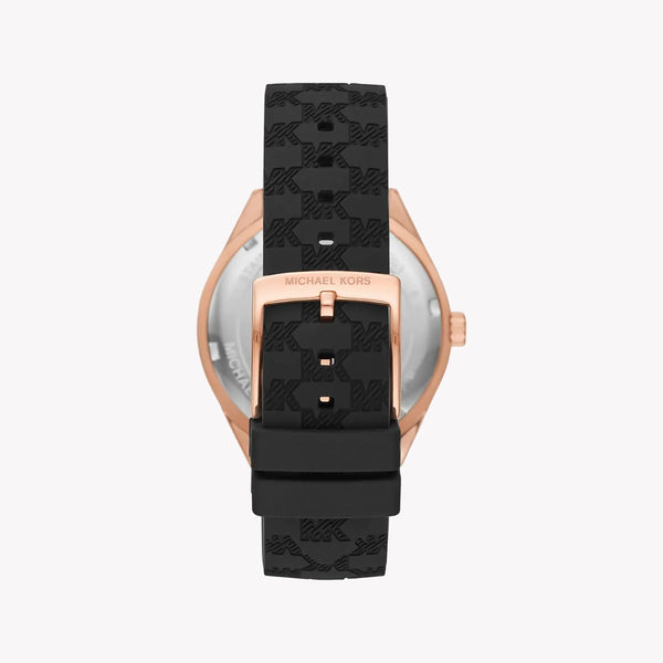 Michael Kors Men's Rose Gold Watch, Black Leather | Mk7266 by i-watch