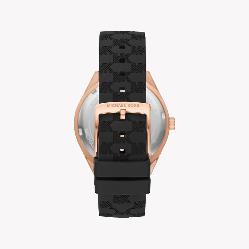 Michael Kors Men's Rose Gold Watch, Black Leather | Mk7266 by i-watch