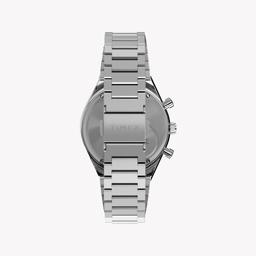 Timex Men's Stainless Steel White Dial Watch, Silver | T2p1179j by i-watch