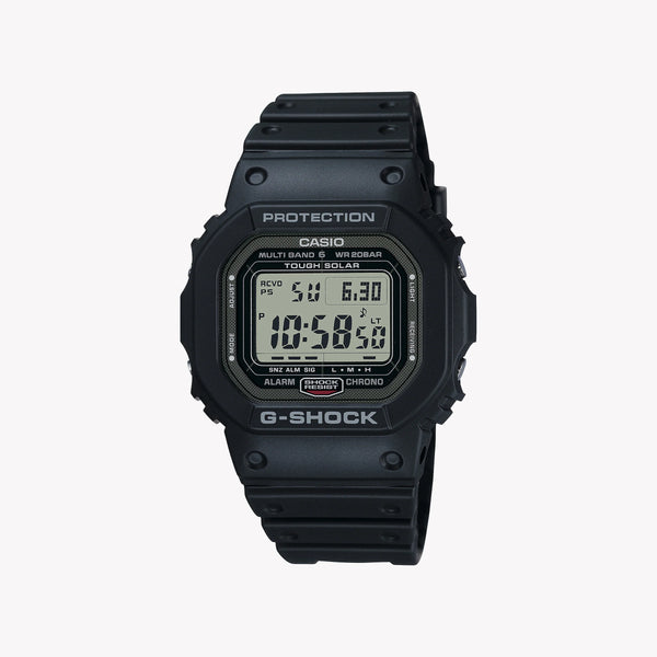 Casio Men's Stainless Steel & Resin Watch, Black Display | Gw-5000u-1er by i-watch