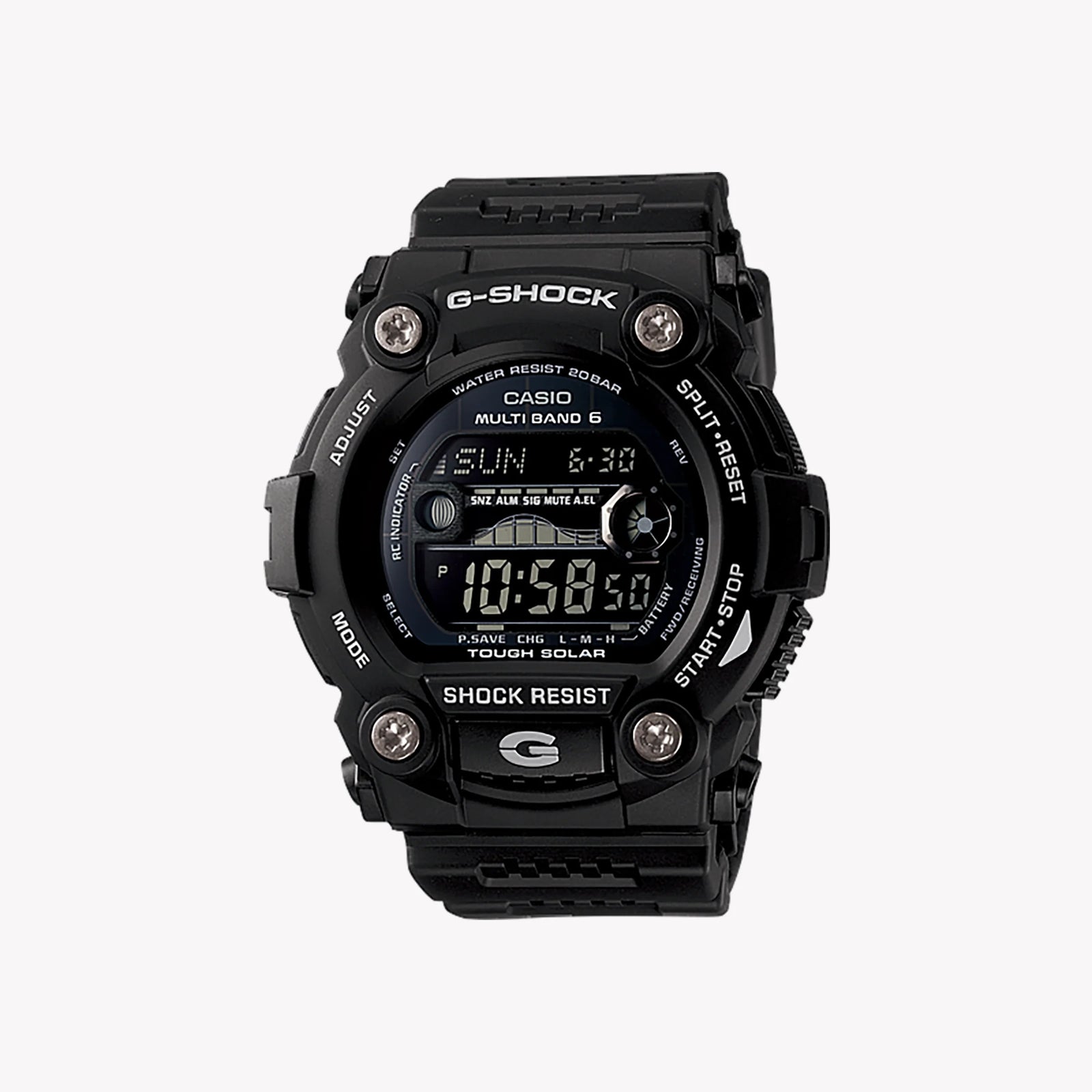 Casio Men's Black Resin Watch, Digital Display | Gw-7900b-1er by i-watch