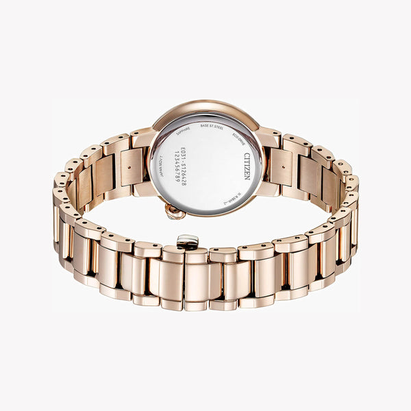 Citizen Women's Rose Gold Watch, Multi-Colored Dial | Em0912-84y by i-watch