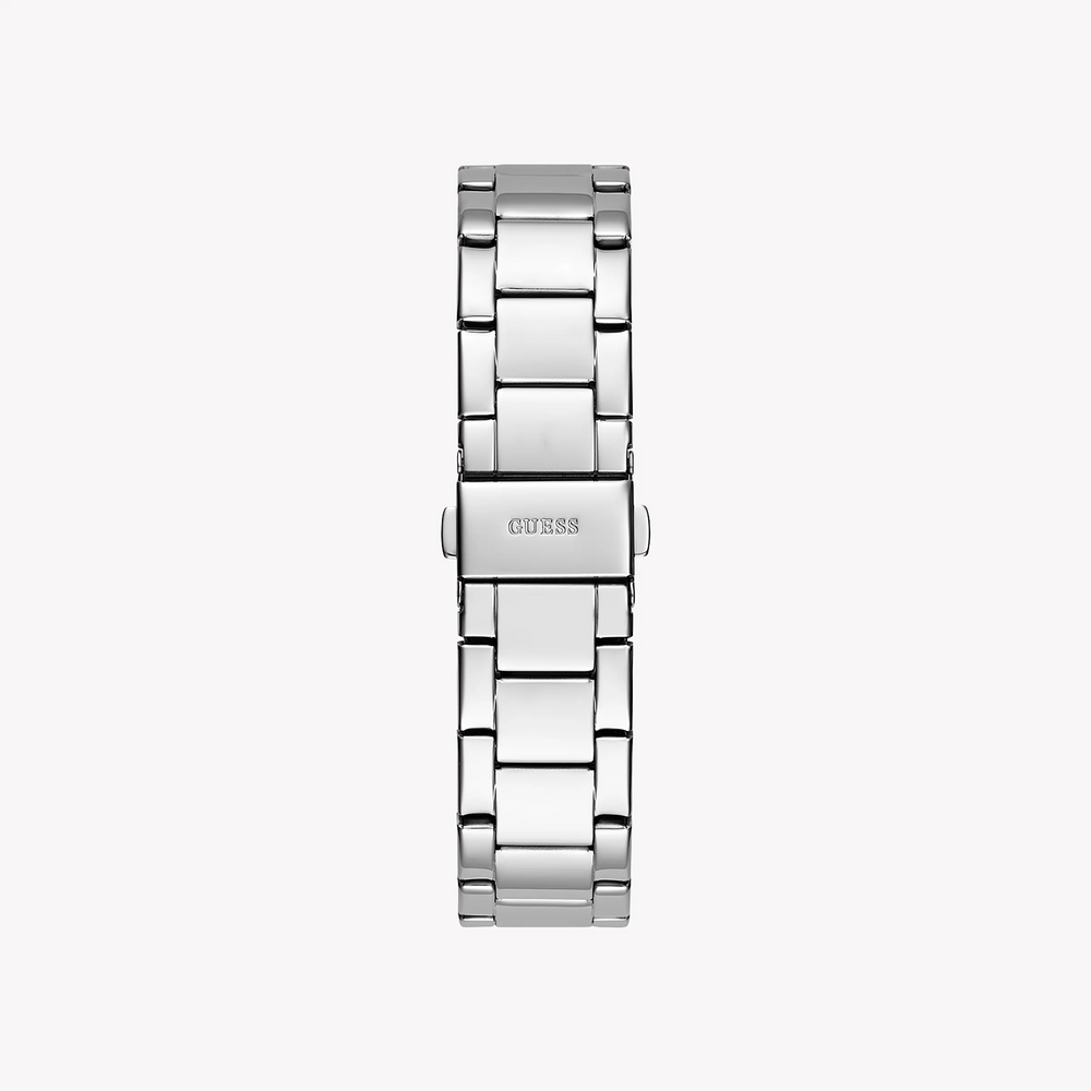 Guess Women's Silver Stainless Steel Watch, Silver Dial | Gw0605l1 by i-watch