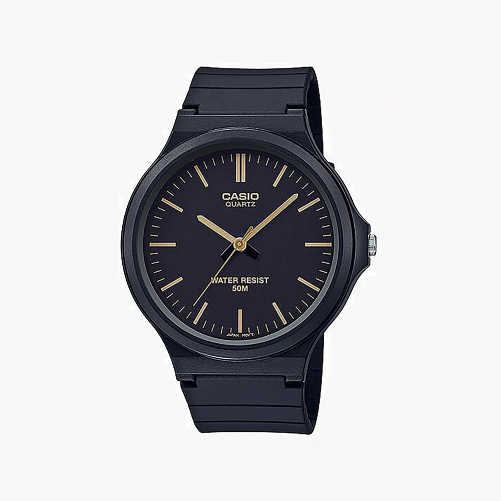 Casio Men's Black Resin Watch, Black Dial | Mw-240-1e2vdf by i-watch