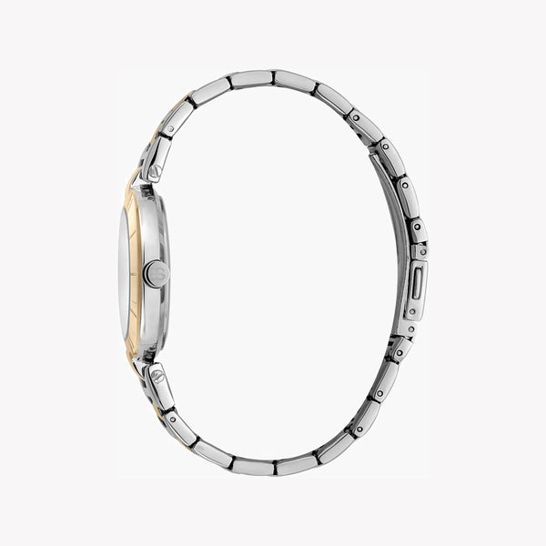 Esprit Women's Silver & Gold Stainless Steel Watch, Silver Dial | Es1l302m0035 by i-watch