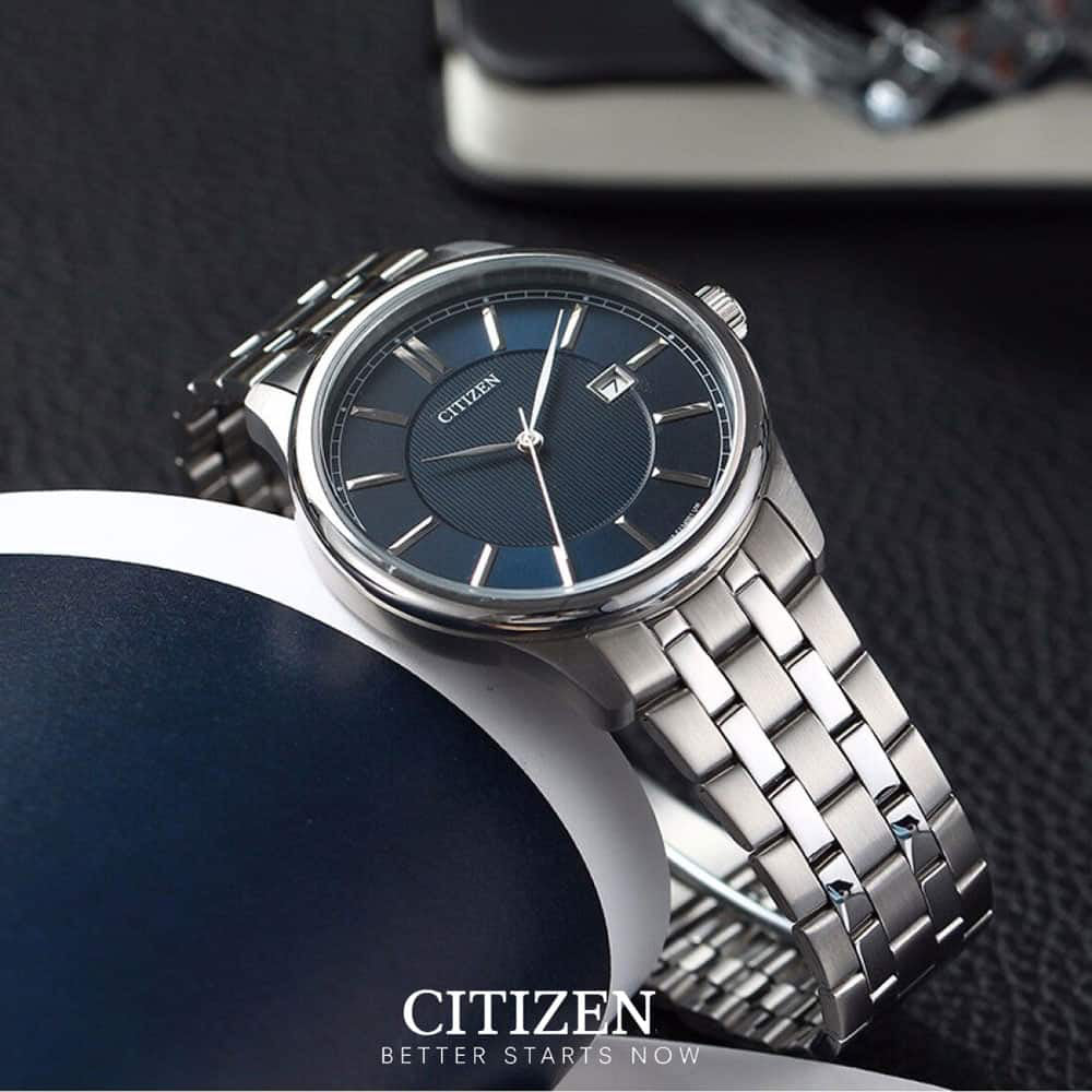 CITIZEN BI1050-56L BOLD PERFORMANCE - STYLISH MEN'S QUARTZ WATCH WITH STAINLESS STEEL BAND-i-Watch-2