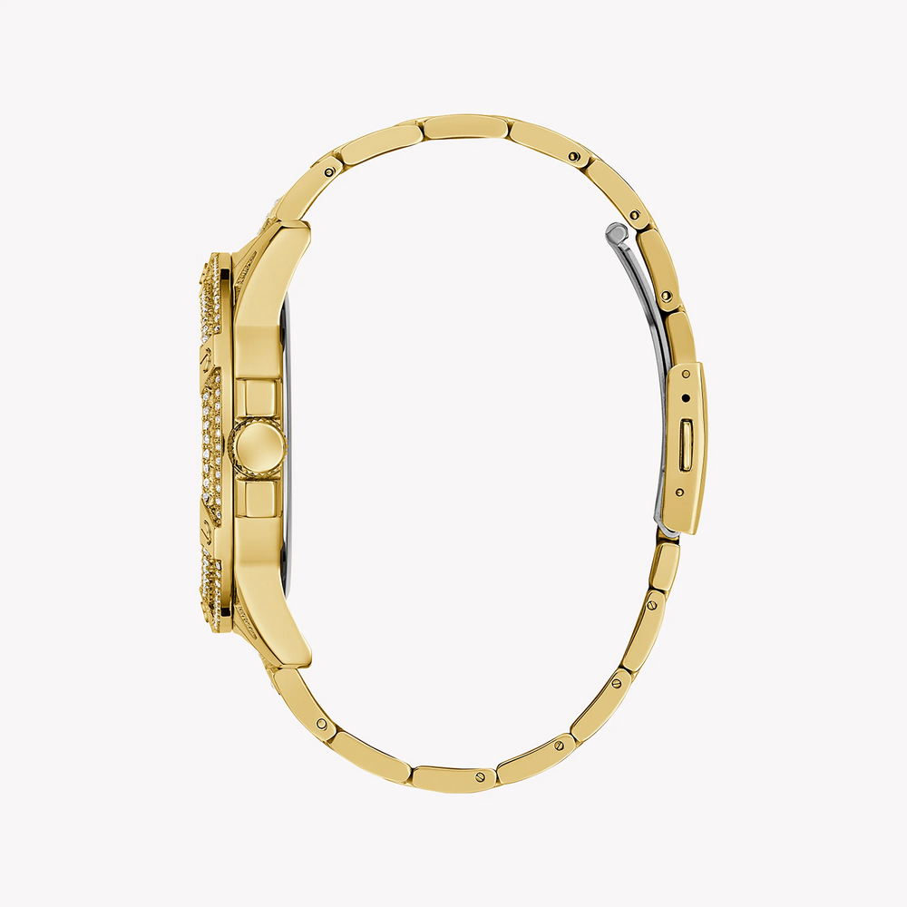 Guess Women's Gold Stainless Steel Watch, Animal Print Dial | Gw0497g4 by i-watch