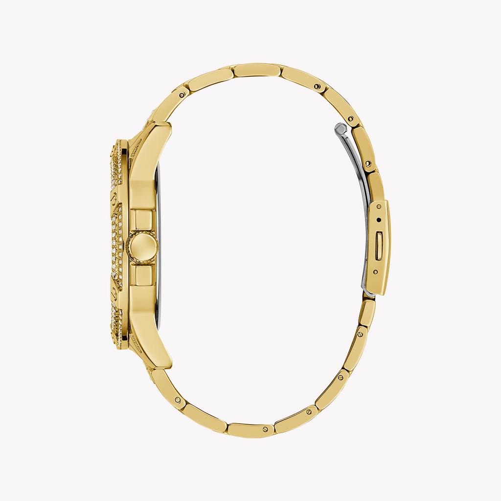 GUESS GW0497G4 BOLD GLAM - WILDLY STYLISH GOLD WOMEN'S WATCH with Animal Print Dial-i-Watch-2