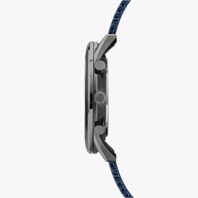 POLICE P15922JSU03MMBL - TIMELESS ELEGANCE MEN'S WATCH WITH BLUE DIAL & STYLISH SILVER CASE-i-Watch-3