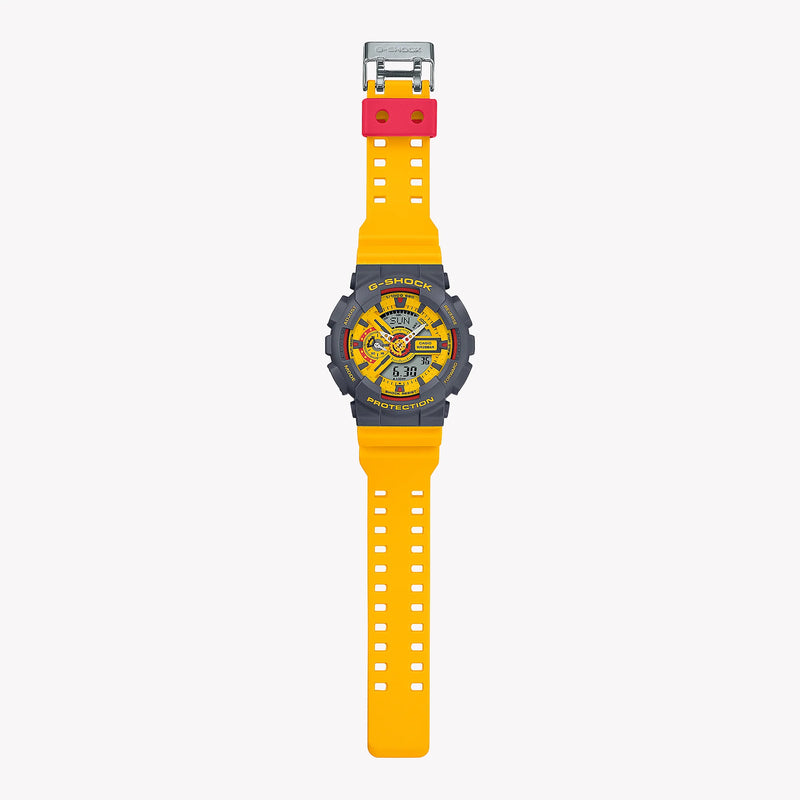 G-Shock Men's Gray Resin & Yellow Band Watch | Ga-110y-9adr by i-watch
