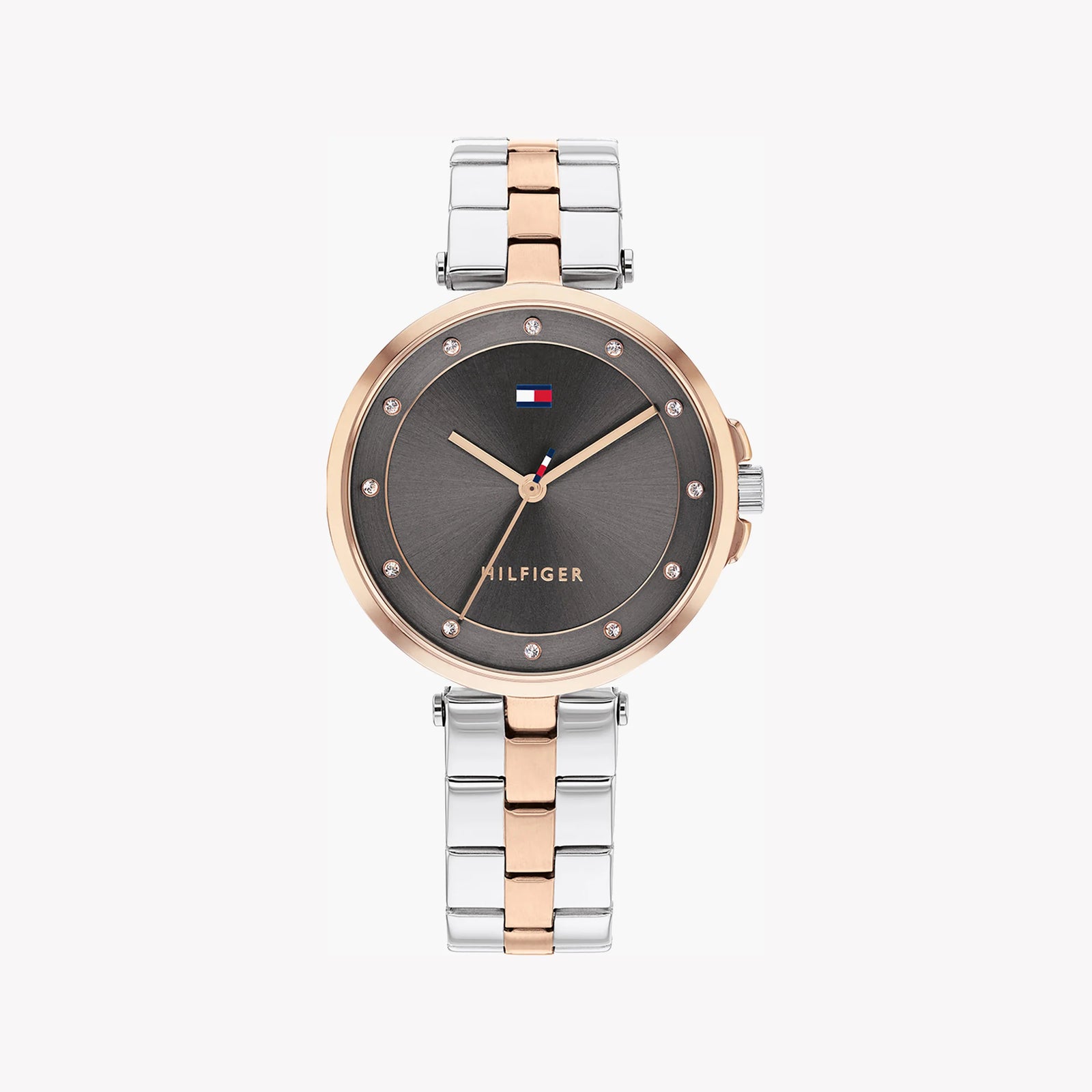Tommy Hilfiger Women's Silver/Brown Watch, Stainless Steel | 1782377 by i-watch