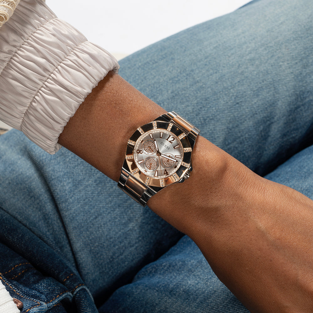 GUESS GW0616L3 RADIANT CHARM - ELEGANT ROSE GOLD & SILVER WOMEN'S TIMEPIECE-i-Watch-5