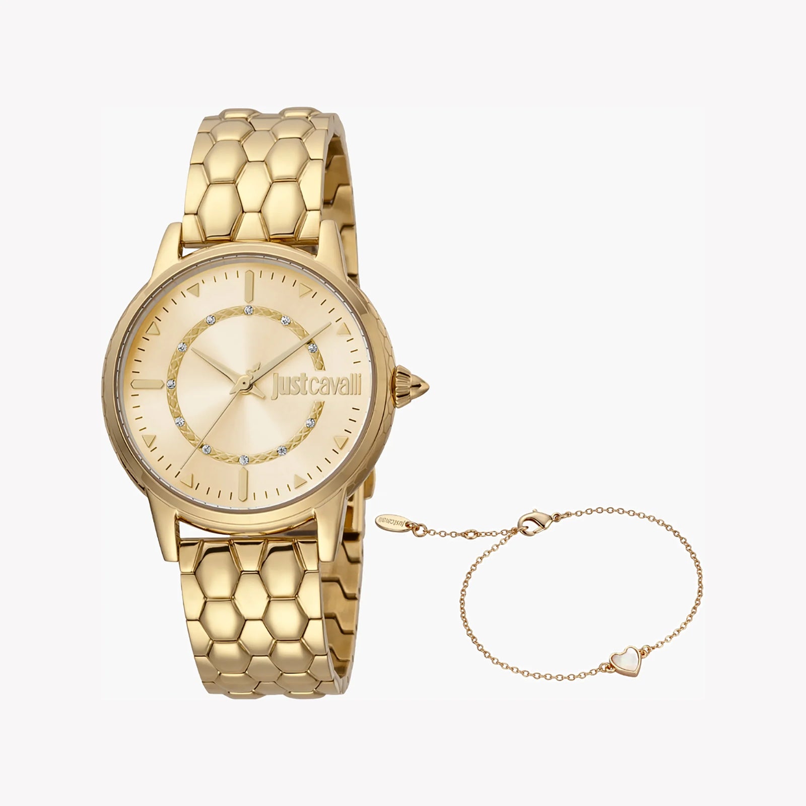 Just Cavalli Women's Gold Watch, Champagne Dial | Jc1l149m0045 by i-watch