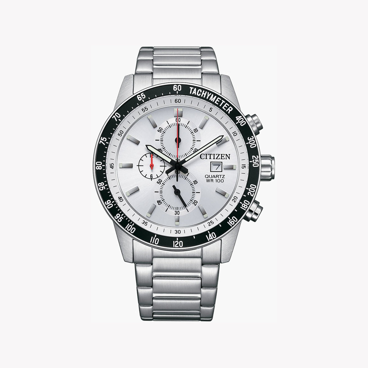 CITIZEN AN3680-50A - STRIKING BLACK & SILVER CHRONOGRAPH FOR MODERN MEN