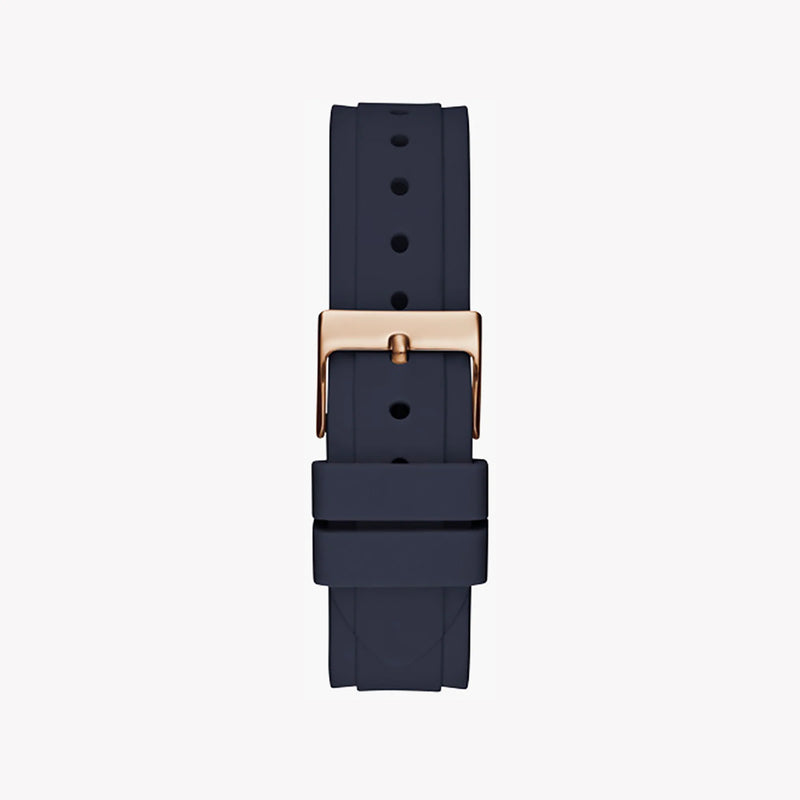 Guess Women's Rose Gold & Blue Silicone Watch | Gw0484l2 by i-watch