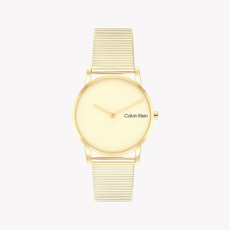 Ck Calvin Klein Women's Gold Watch, Stainless Steel | K7b31d6d by i-watch