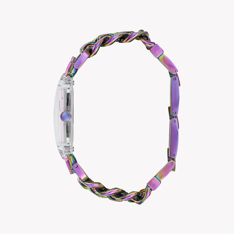 Guess Women's Multicolor Stainless Steel Watch, Pink Dial | Gw0669l2 by i-watch