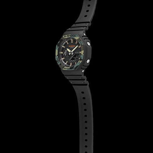 G-Shock Men's Black Resin Watch, Carbon Core | Ga-2100su-1adr by i-watch