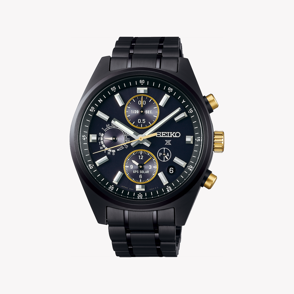 SEIKO PROSPEX SSH169J1 Men's GPS Solar Black Stainless Steel Watch-i-Watch
