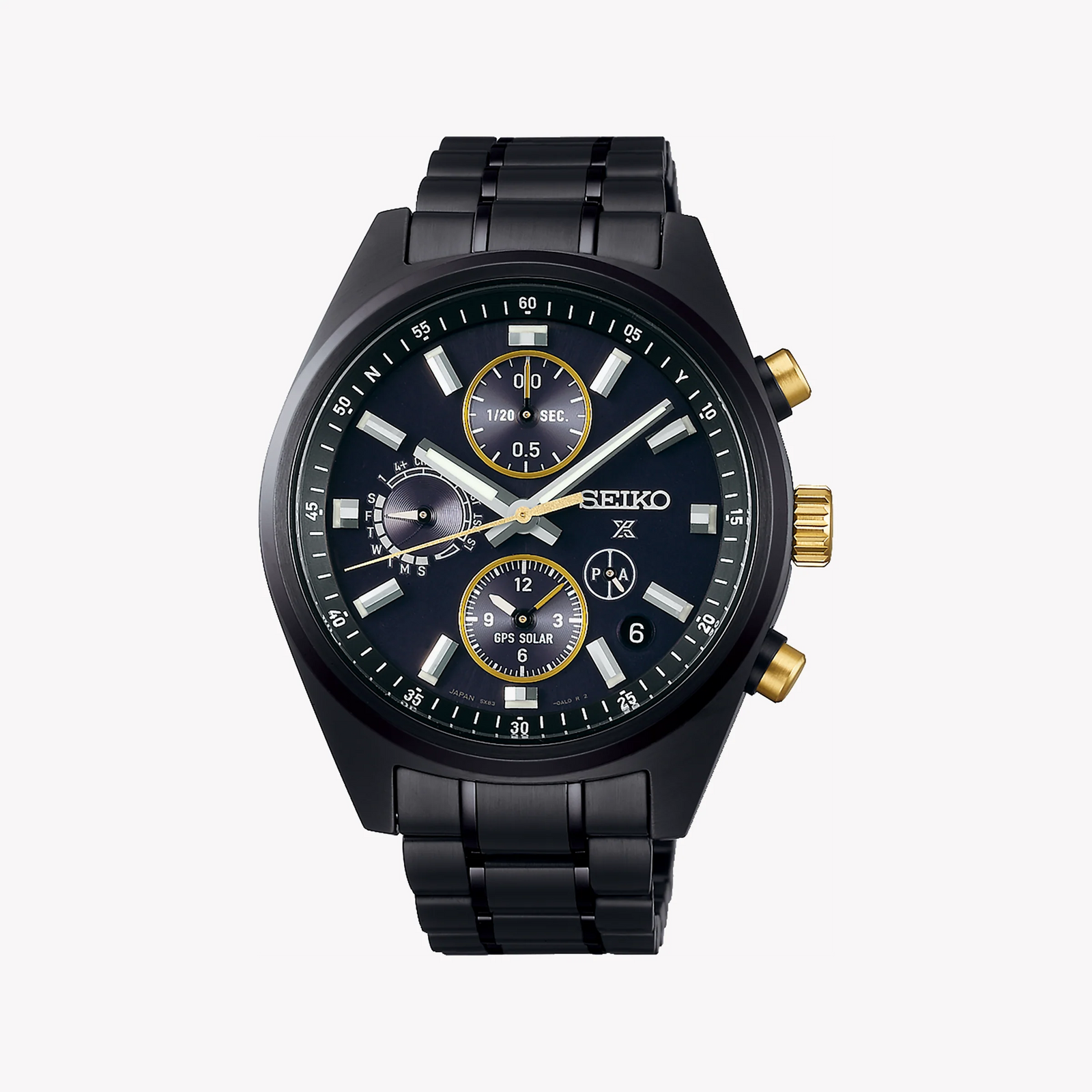 SEIKO PROSPEX SSH169J1 Men's GPS Solar Black Stainless Steel Watch-i-Watch