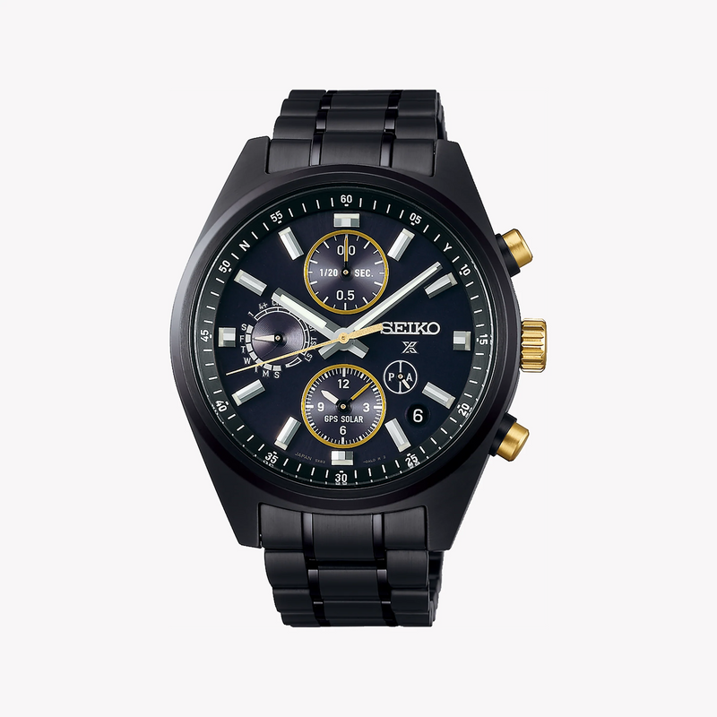 SEIKO PROSPEX SSH169J1 Men's GPS Solar Black Stainless Steel Watch-i-Watch