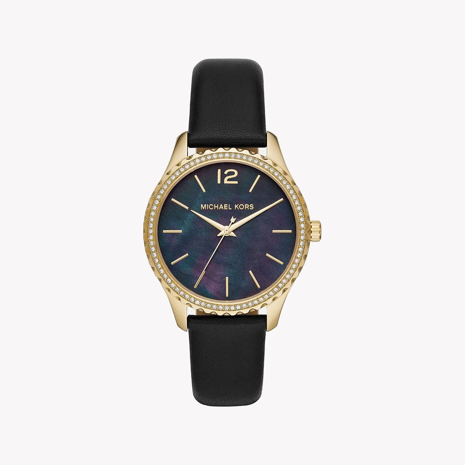 Michael Kors Women's Gold Watch, Black Leather | Mk2911 by i-watch