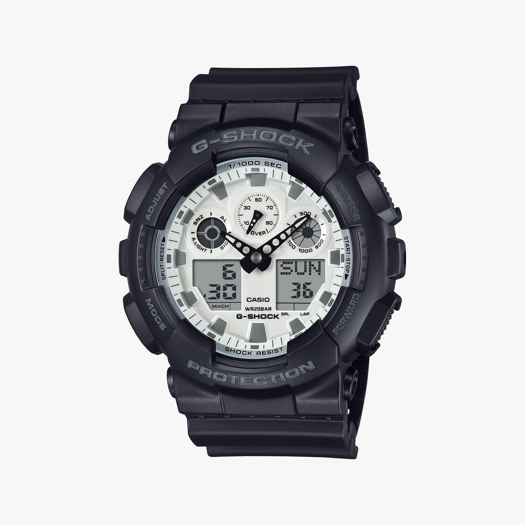 CASIO G-SHOCK GA-100WD-1AER RUGGED RESILIENT - MEN'S BLACK DIGITAL ADVENTURE WATCH