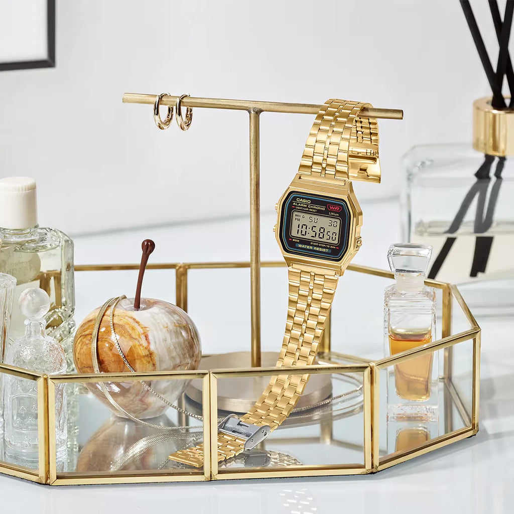 CASIO A159WGEA-1DF - TIMELESS ELEGANCE UNISEX WATCH WITH LIGHTWEIGHT RESIN CASE AND MINIMALIST DESIGN-i-Watch-3