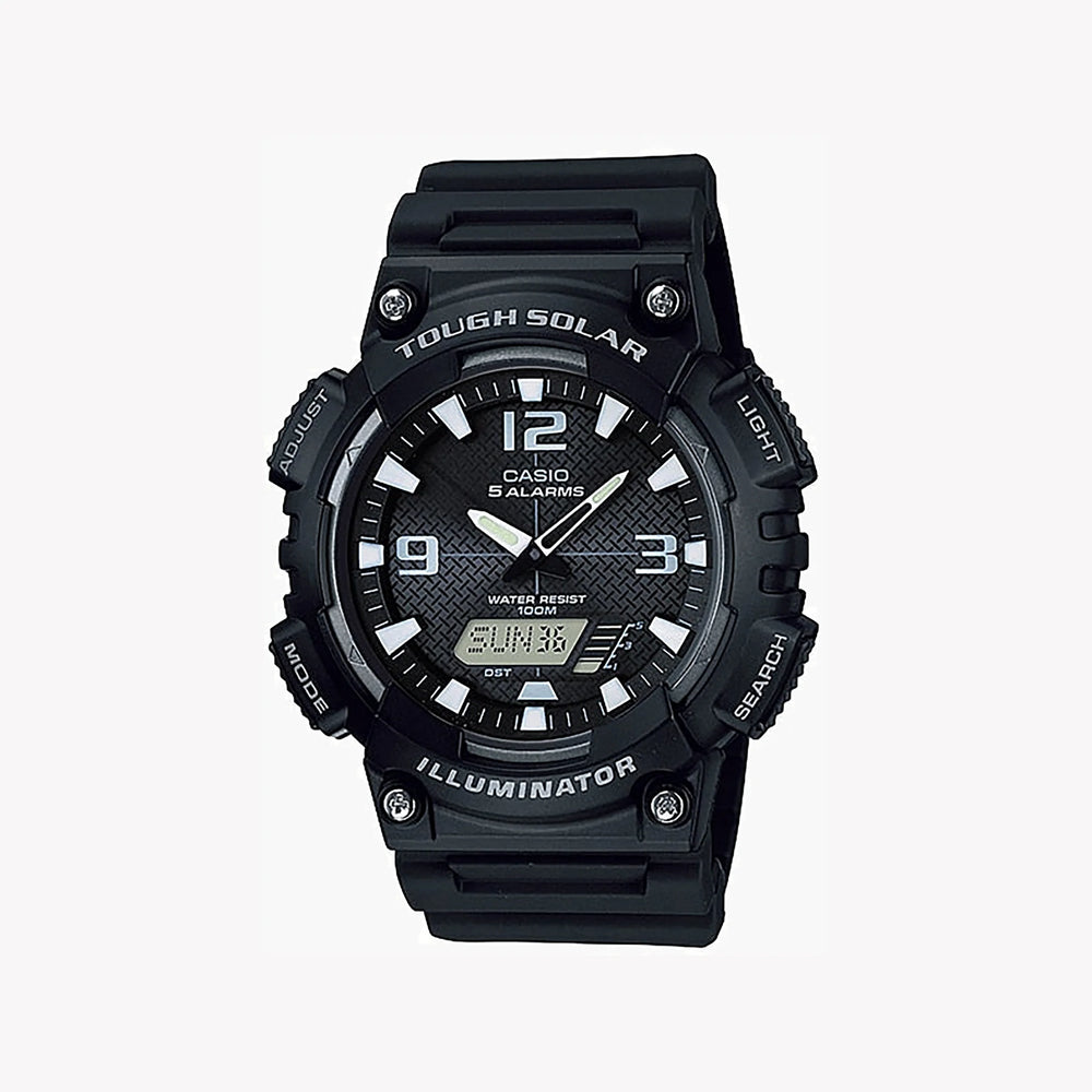 Casio Men's Black Resin Watch, Solar Powered | Aq-S810w-1avdf by i-watch