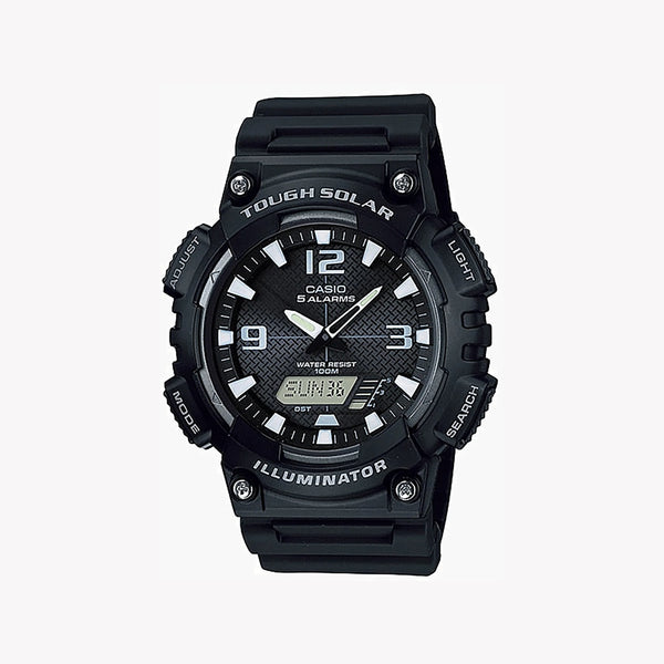 Casio Men's Black Resin Watch, Solar Powered | Aq-S810w-1avdf by i-watch