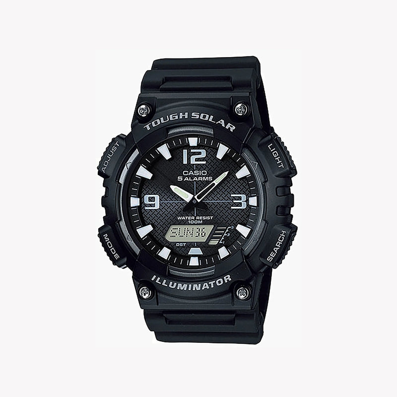 Casio Men's Black Resin Watch, Solar Powered | Aq-S810w-1avdf by i-watch