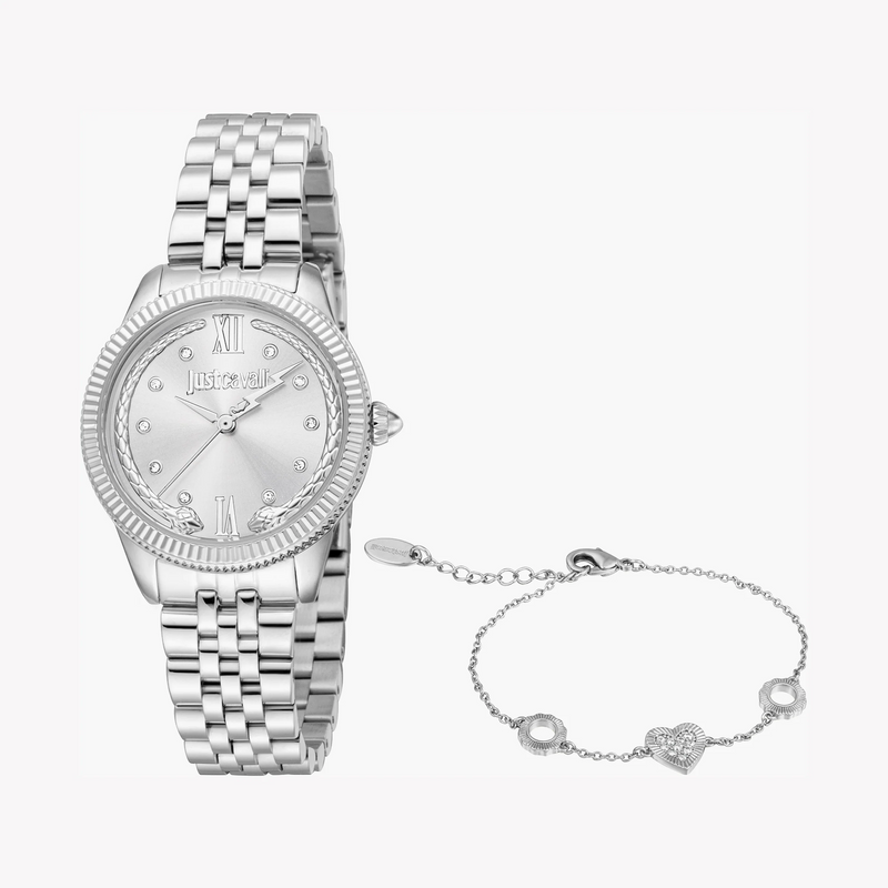 Just Cavalli Women's Silver Watch, Alloy Case | Jc1l315m0045 by i-watch