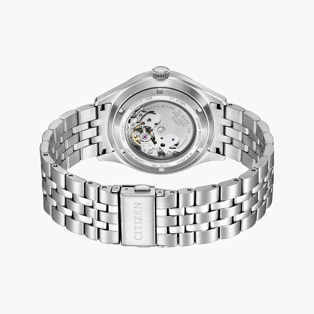Citizen Nh8390-71l - Elegant Automatic Timepiece With Blue Dial & Stainless Steel Band by i-watch