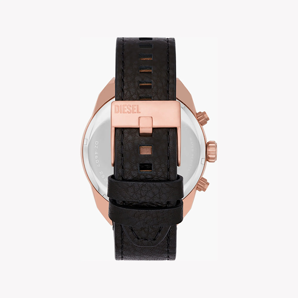 DIESEL DZ4607 DYNAMIC ADVENTURE - BOLD ROSE GOLD & BLACK LEATHER TIMEPIECE-i-Watch-2