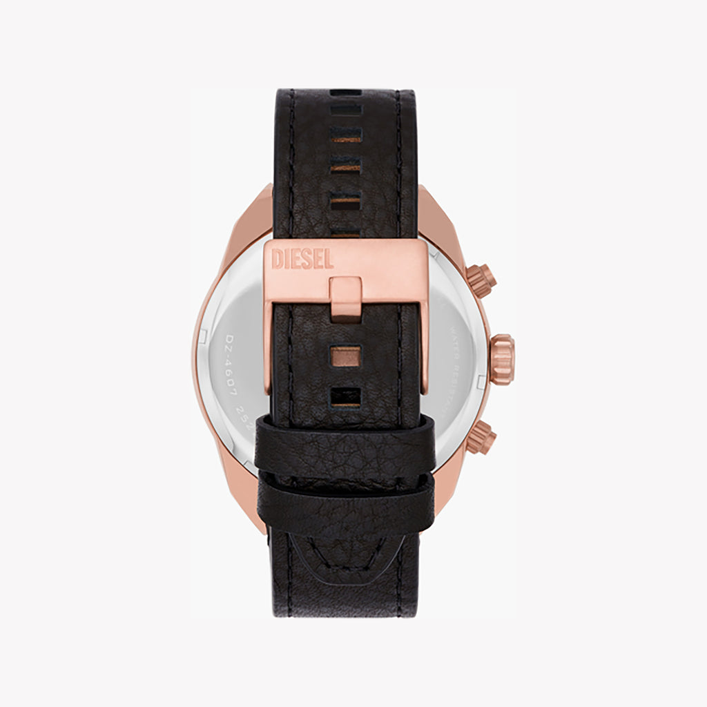 DIESEL DZ4607 DYNAMIC ADVENTURE - BOLD ROSE GOLD & BLACK LEATHER TIMEPIECE-i-Watch-2
