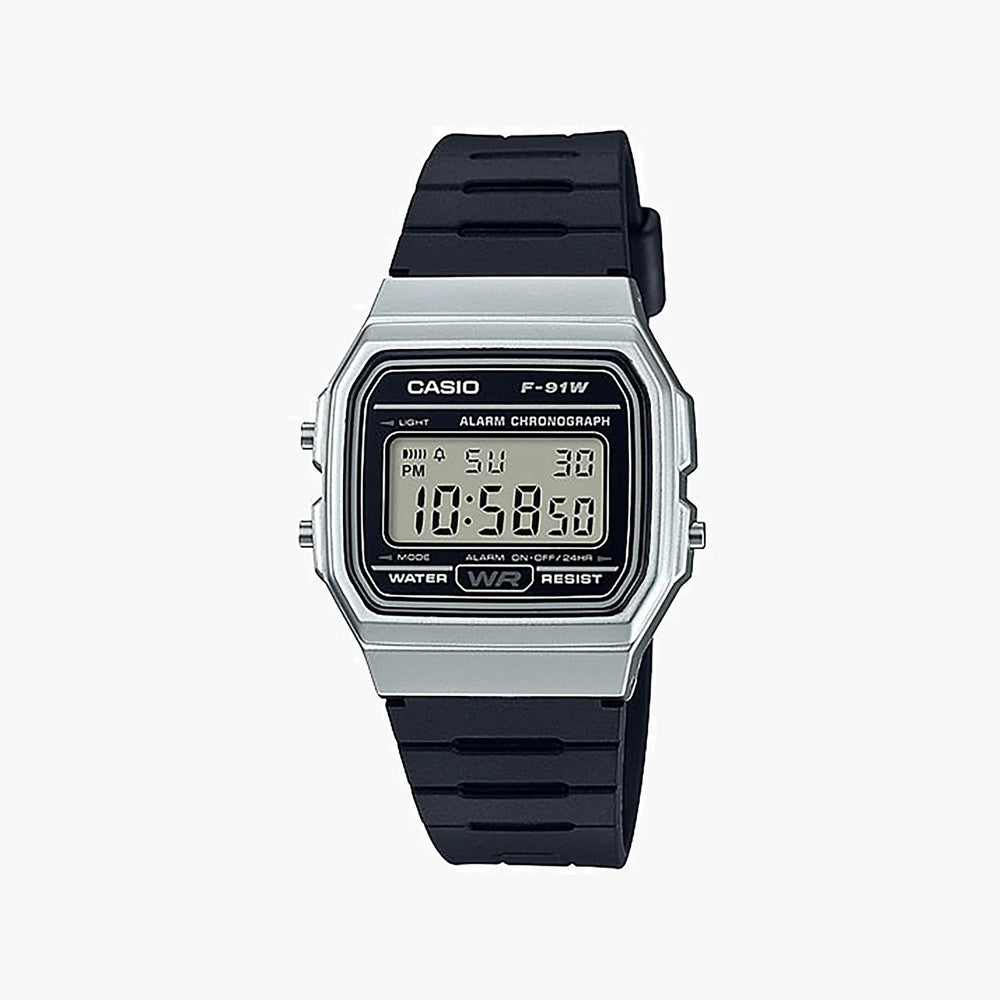 CASIO F-91WM-7A - SPARTAN STYLE SERIES - SPORTY DIGITAL WATCH WITH RESILIENT DESIGN & VIBRANT LED LIGHT-i-Watch-4