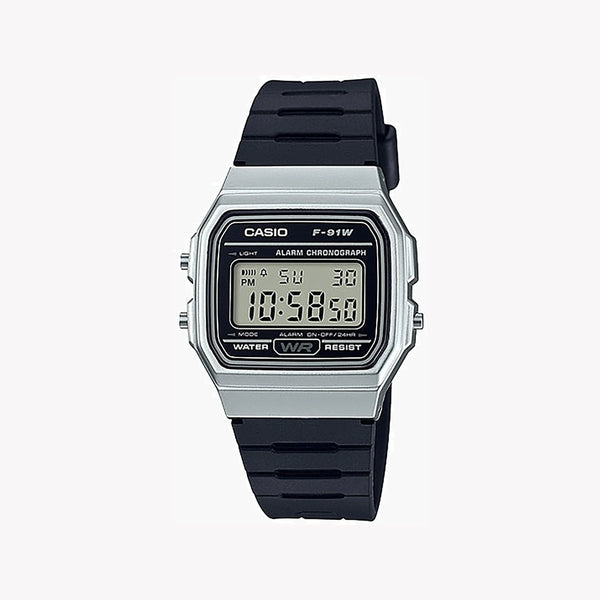 CASIO F-91WM-7A - SPARTAN STYLE SERIES - SPORTY DIGITAL WATCH WITH RESILIENT DESIGN & VIBRANT LED LIGHT-i-Watch-4