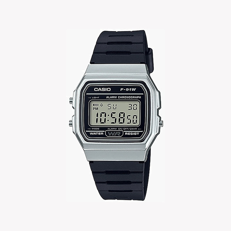 CASIO F-91WM-7A - SPARTAN STYLE SERIES - SPORTY DIGITAL WATCH WITH RESILIENT DESIGN & VIBRANT LED LIGHT-i-Watch-4