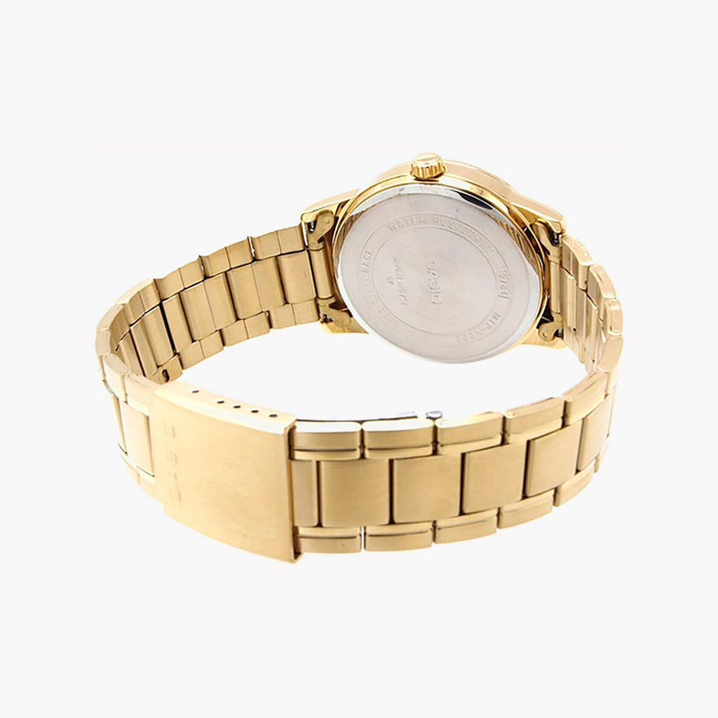 MTP-V002G-7B2UDF - TIMELESS ELEGANCE MEN'S WATCH WITH GOLD CASE & WHITE DIAL-i-Watch-2