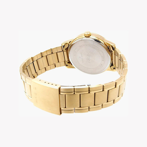 Timeless Elegance Men's Gold Watch, White Dial | Mtp-V002g-7b2udf by i-watch