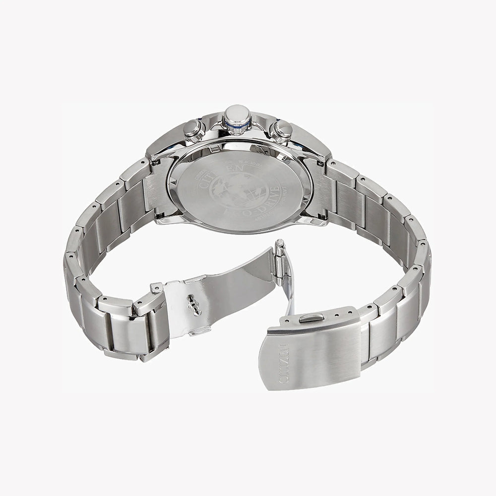 Citizen Ca4100-57a Eco-Drive - Timeless Strength & Elegance In Silver, Men's Chronograph Watch by i-watch