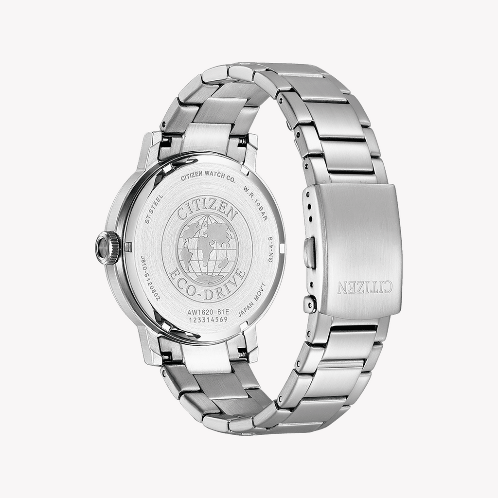 CITIZEN Eco-Drive AW1620-81E - MODERN CLASSIC MEN'S TIMEPIECE WITH STAINLESS STEEL ELEGANCE-i-Watch-2