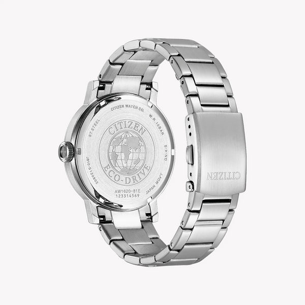 Citizen Eco-Drive Aw1620-81e - Modern Classic Men's Timepiece With Stainless Steel Elegance by i-watch